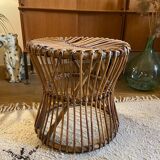 Rattan stool 1960