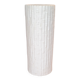 White ceramic umbrella stand, Italy circa 1970.