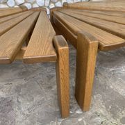 Set of 4 brutalist side tables by Radboud Dittmann, Dittmann & Co. 1970