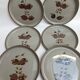 Flat plates made of Arnon stoneware