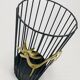 Brass Umbrella Stand Coq by Walter Bosse Mid-Century for Herta Baller, 1950s