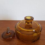 Old amber bottle