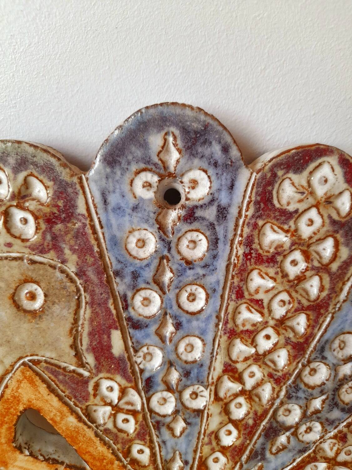 Ceramic peacock Dominique Pérot, 1960.