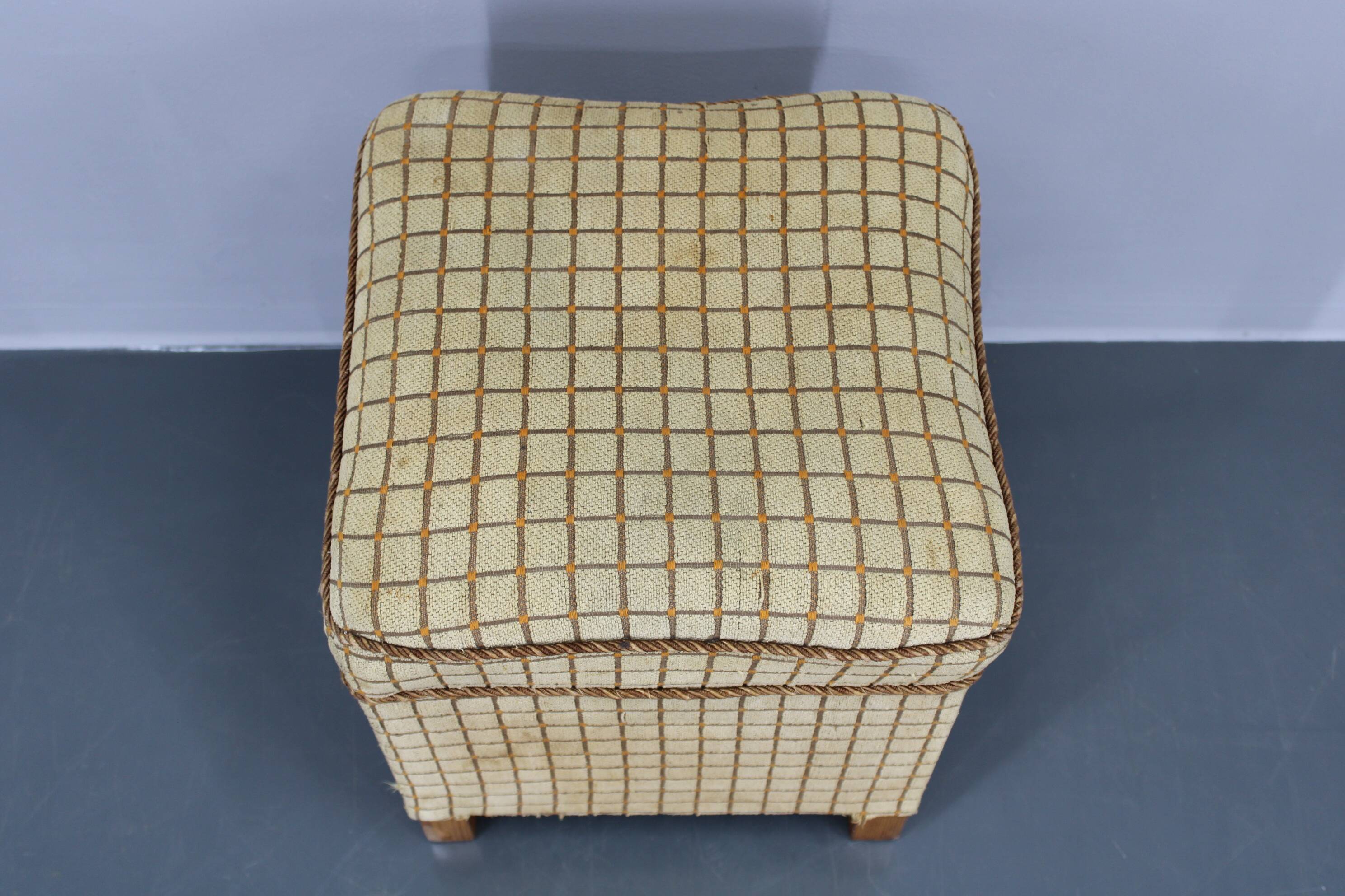 1930s Art Deco Tabouret ,Czechoslovakia