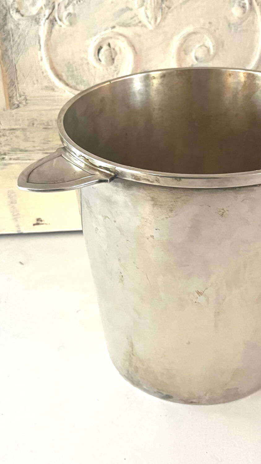 Rare Christofle Silver-Plated Champagne Bucket – Relais Plaza Paris