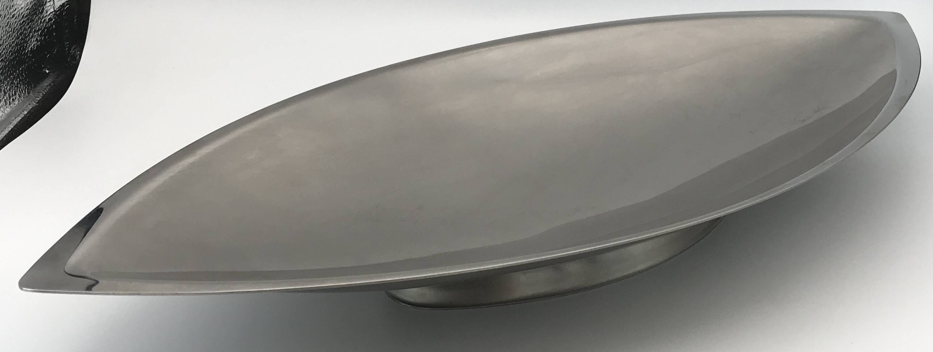 Tray, cosmos serving dish on foot guy degrenne