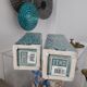Glazed ceramic vases