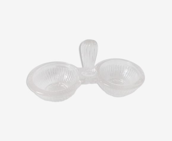 sel poivre bacs ronds verre moulé