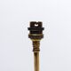 Articulated tripod lamp base in brass, Arts & Crafts style, in the manner of.