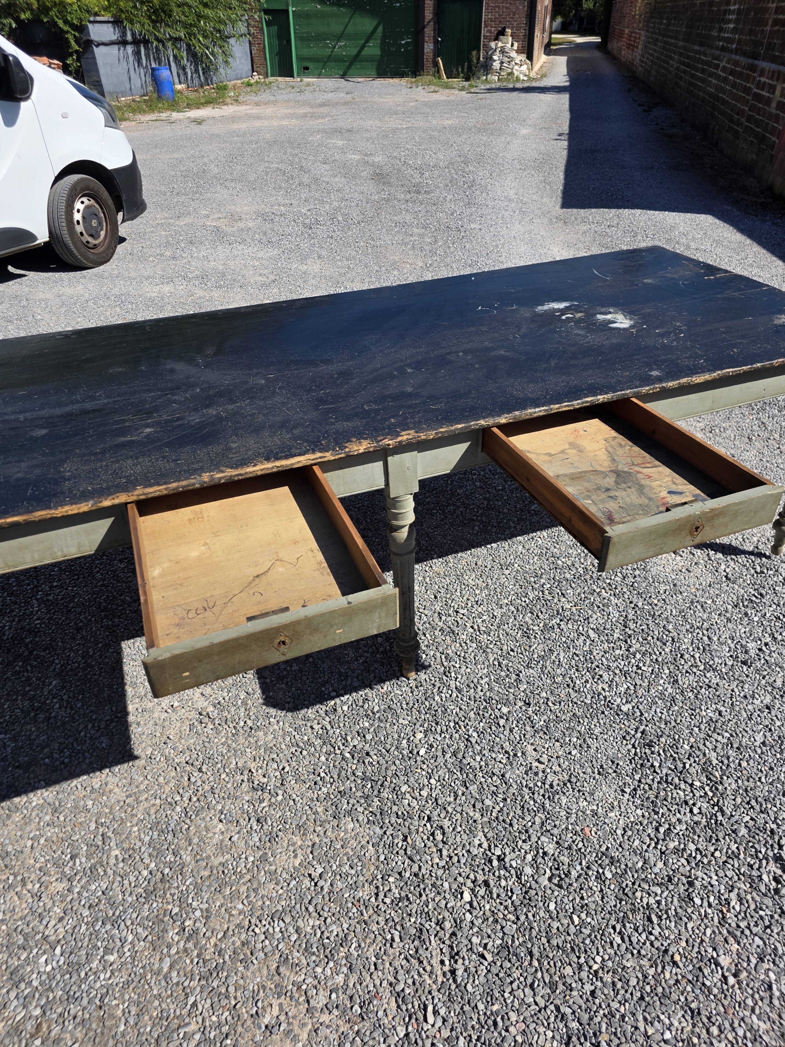 Old farmhouse table, 300 × 108cm
