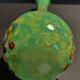 Vase vintage en verre arlecchino Murano