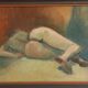 Figurative painting signed Marais, France, 1970s