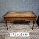 Louis XVI flat desk in mahogany