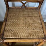 Rattan bedside table
