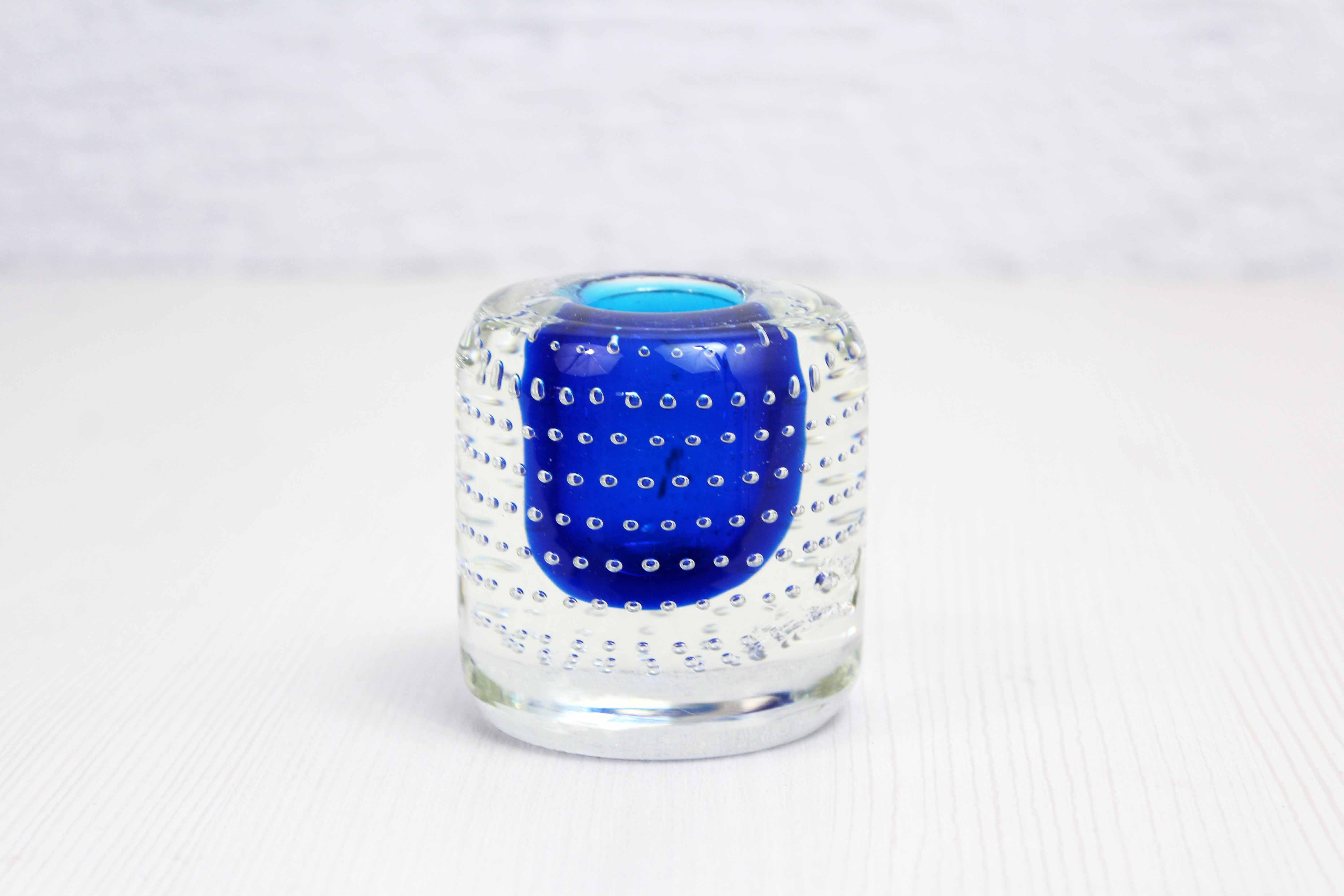 Murano glass candle holder 1970