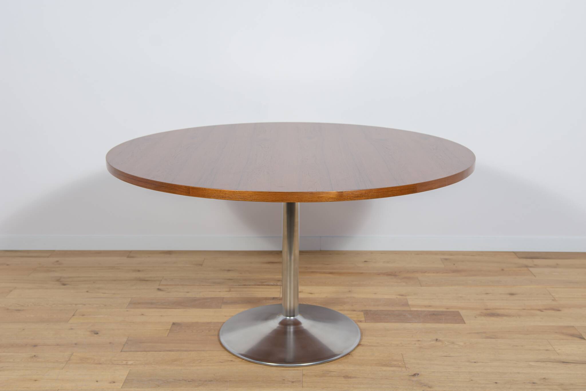 Mid-Century Teak Round Dining Table, 1970s