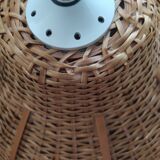 Vintage rattan hanging lamp
