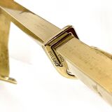 Complete brass coat rack, Italy 1950s.