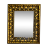 Wooden mirror and gilded stucco - 69x56cm