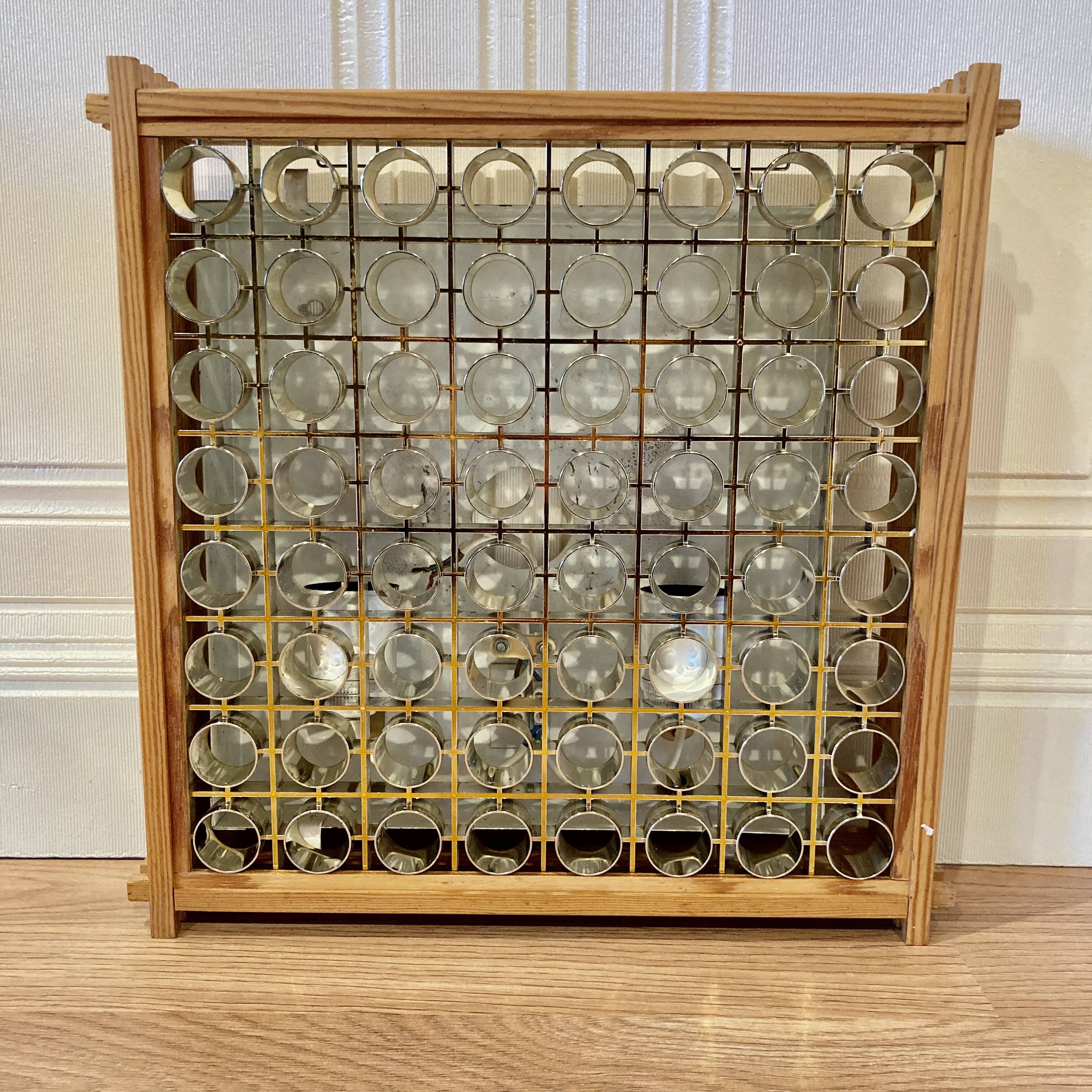 LARGE SCANDINAVIAN DESIGN WALL LIGHT 1950.