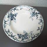Set of six mismatched soup plates