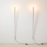 Gilles Derain Pair of Torchere Wall Lights for Lumen Center Italy 1984
