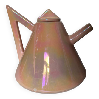 Théière originale rose nacré