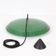 Rare big Lyfa Space Age pendant lamp / Mid-century Danish modern design / 1960s / 1970s / green
