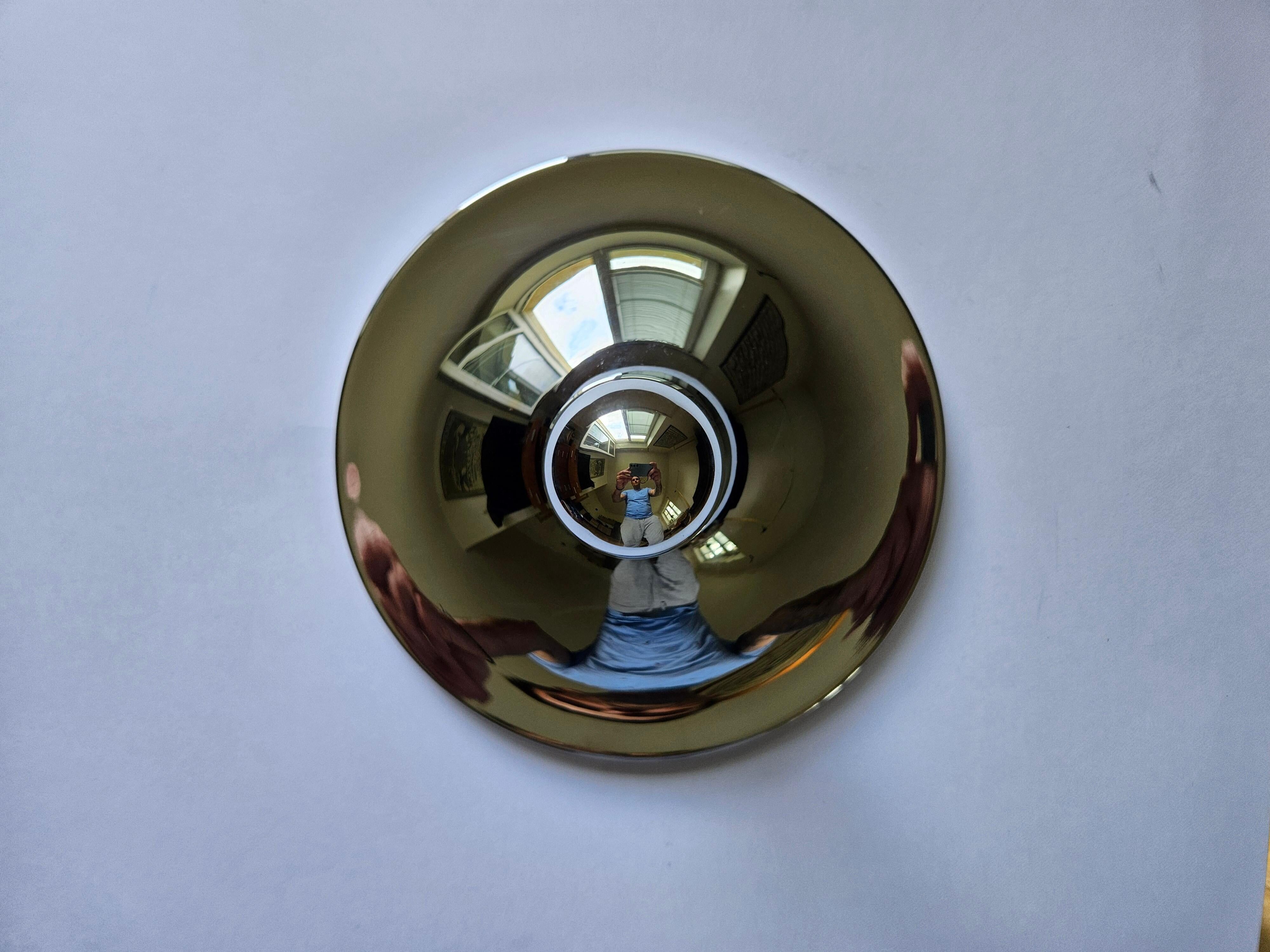 Chrome Ceiling or Wall Light by Charlotte Perriand, Sölken, 1960s