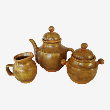 HB Henriot Quimper stoneware tea service