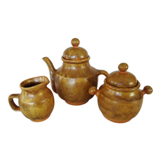 HB Henriot Quimper stoneware tea service