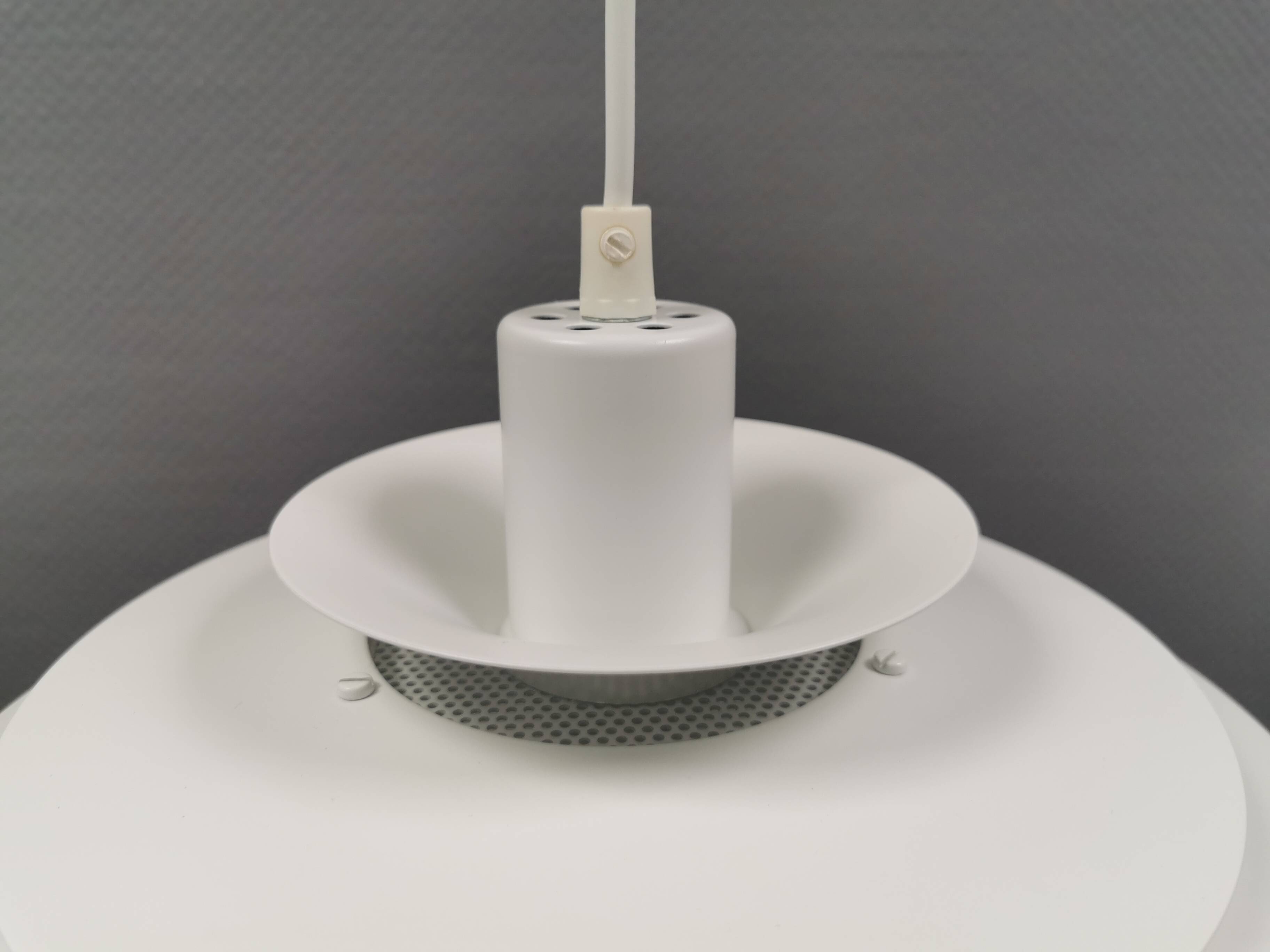 Danish hanging lamp from the 1980s, manufactured by Jeka, model 1029-P.