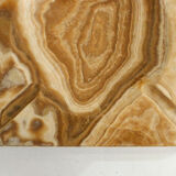 Veined onyx marble ashtray