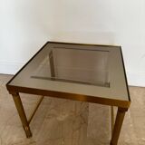 Table basse dorée