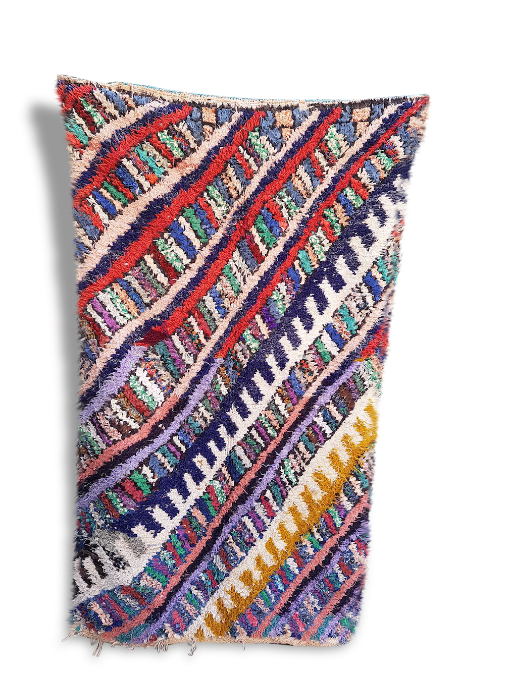 Boucherouite vintage carpet