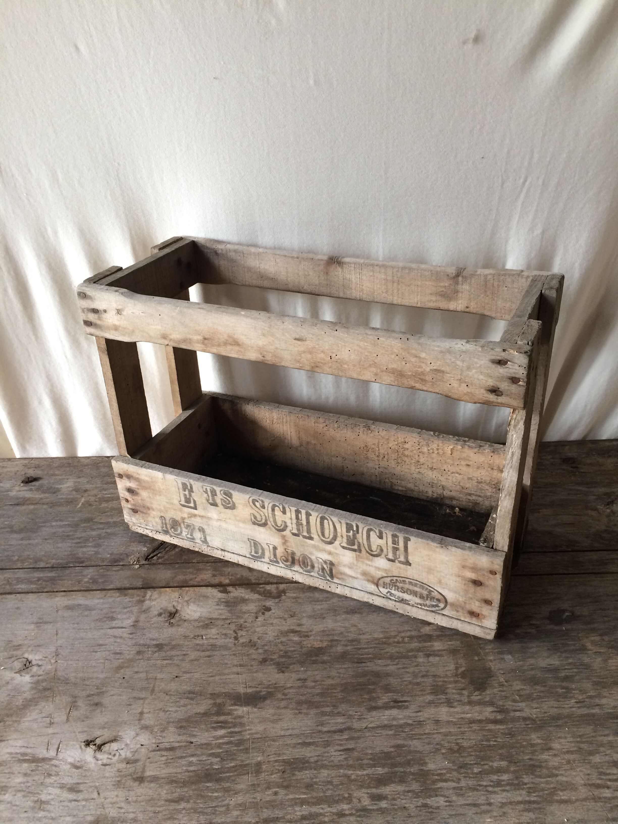 Former caisse casier porte bottle wood