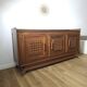 Rare French buffet "Pointe de Diamant" – Antique cabinetmaking work