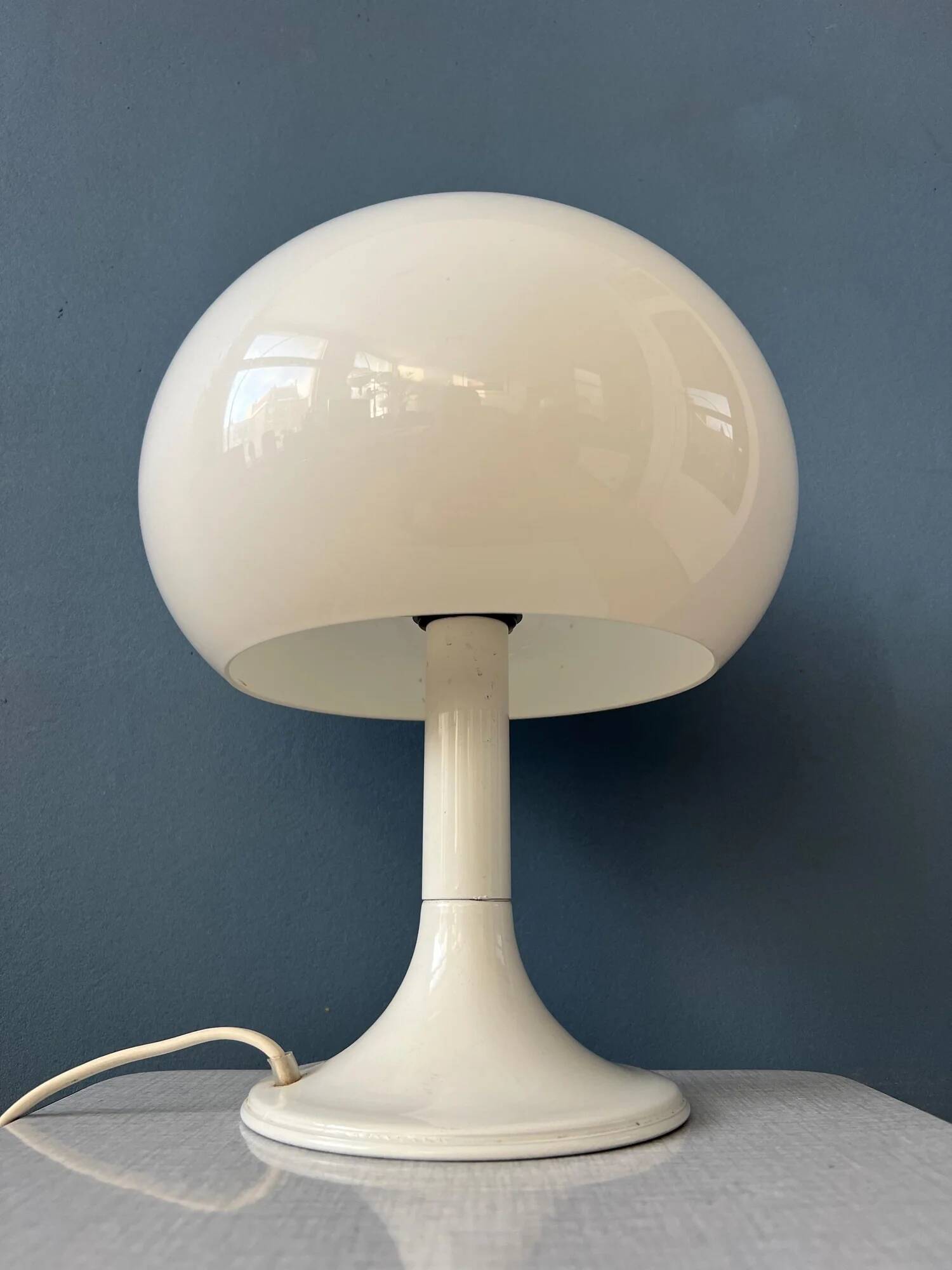 Lampe de table champignon vintage du milieu du siècle par Dijkstra
