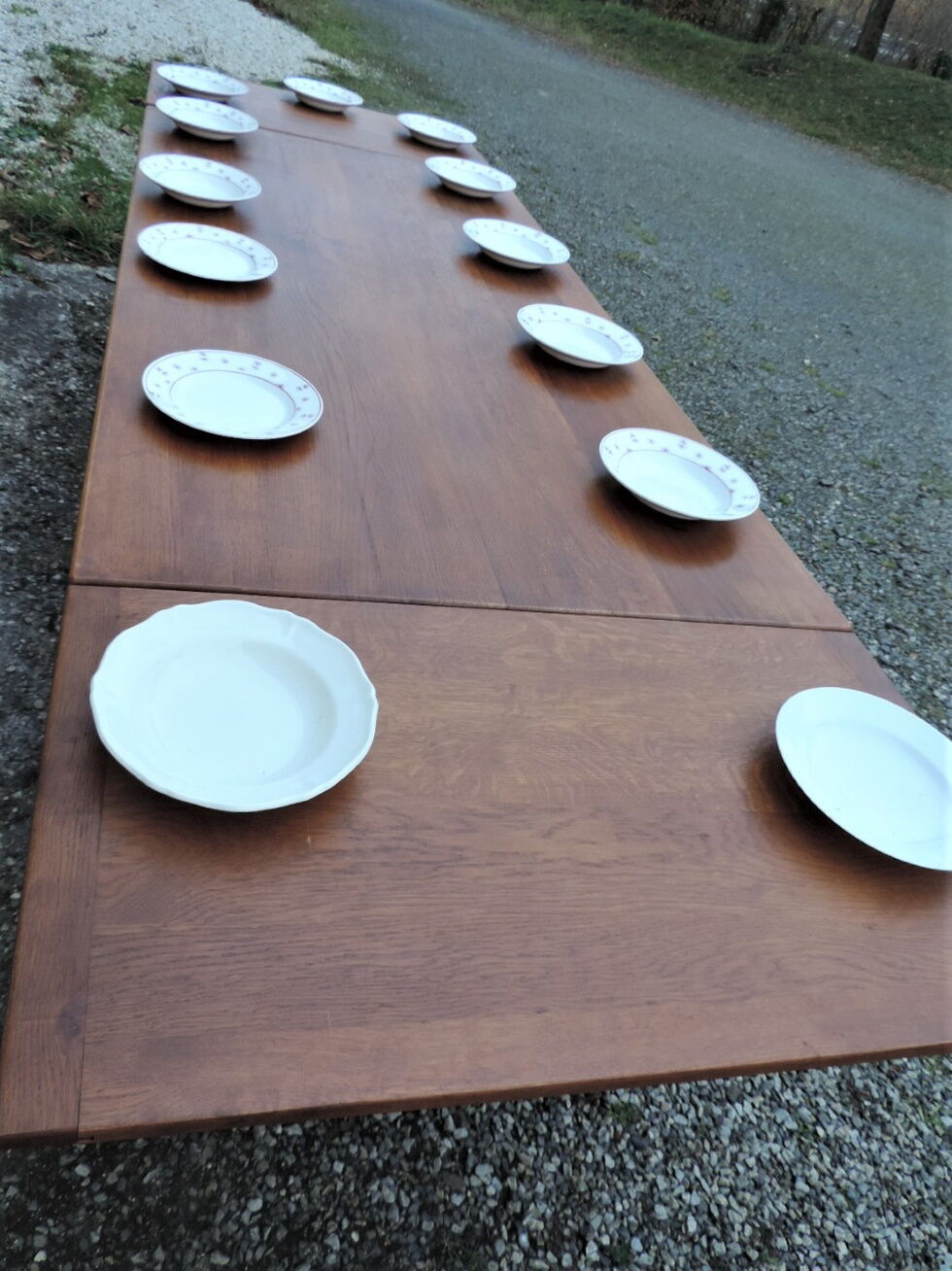 Oak farm table