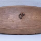 Long carved monoxyl wood cut stamped L. 54 cm