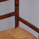 Children's straw armchair