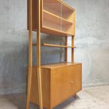 Mid century wall shelf bookcase by František Jirák for Tatra nábytok, 1960´s