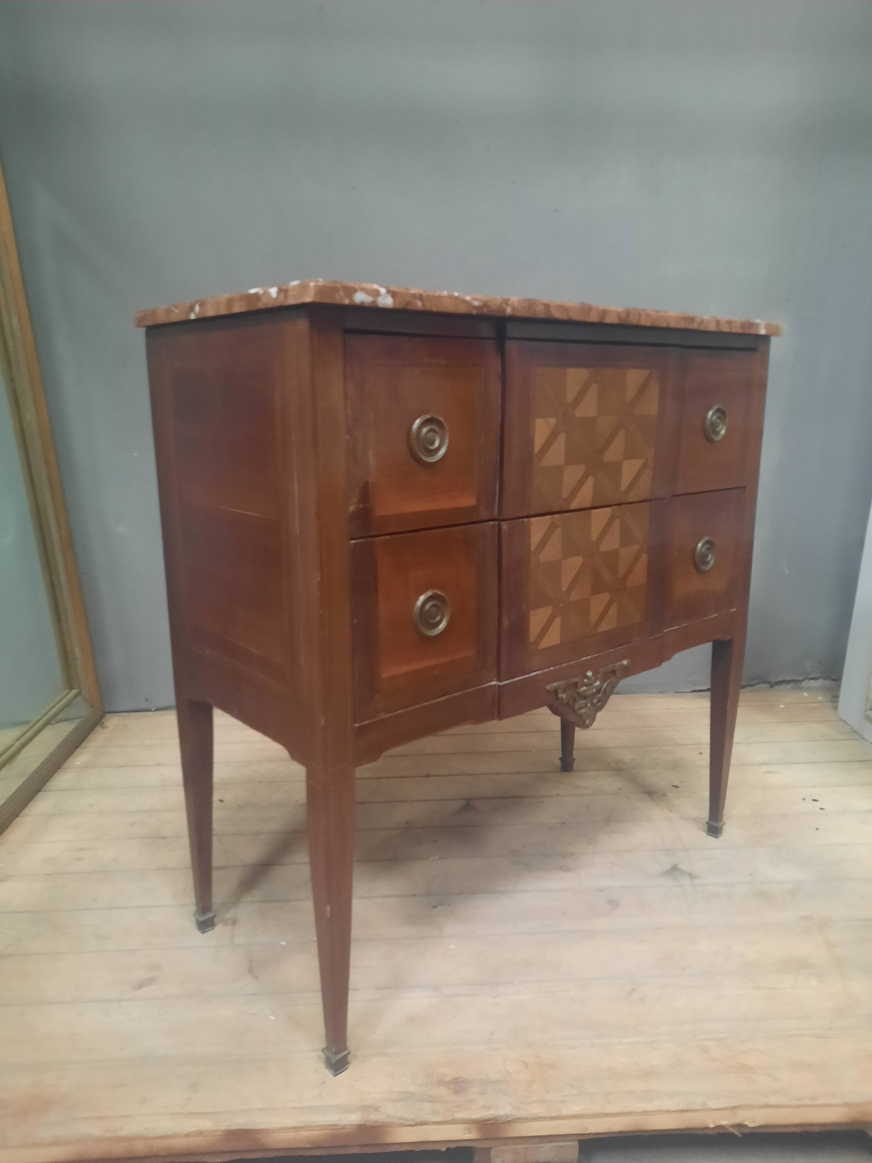 Louis XVI style chest of drawers from the 19th century