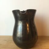 Black ceramic pitcher Accolay