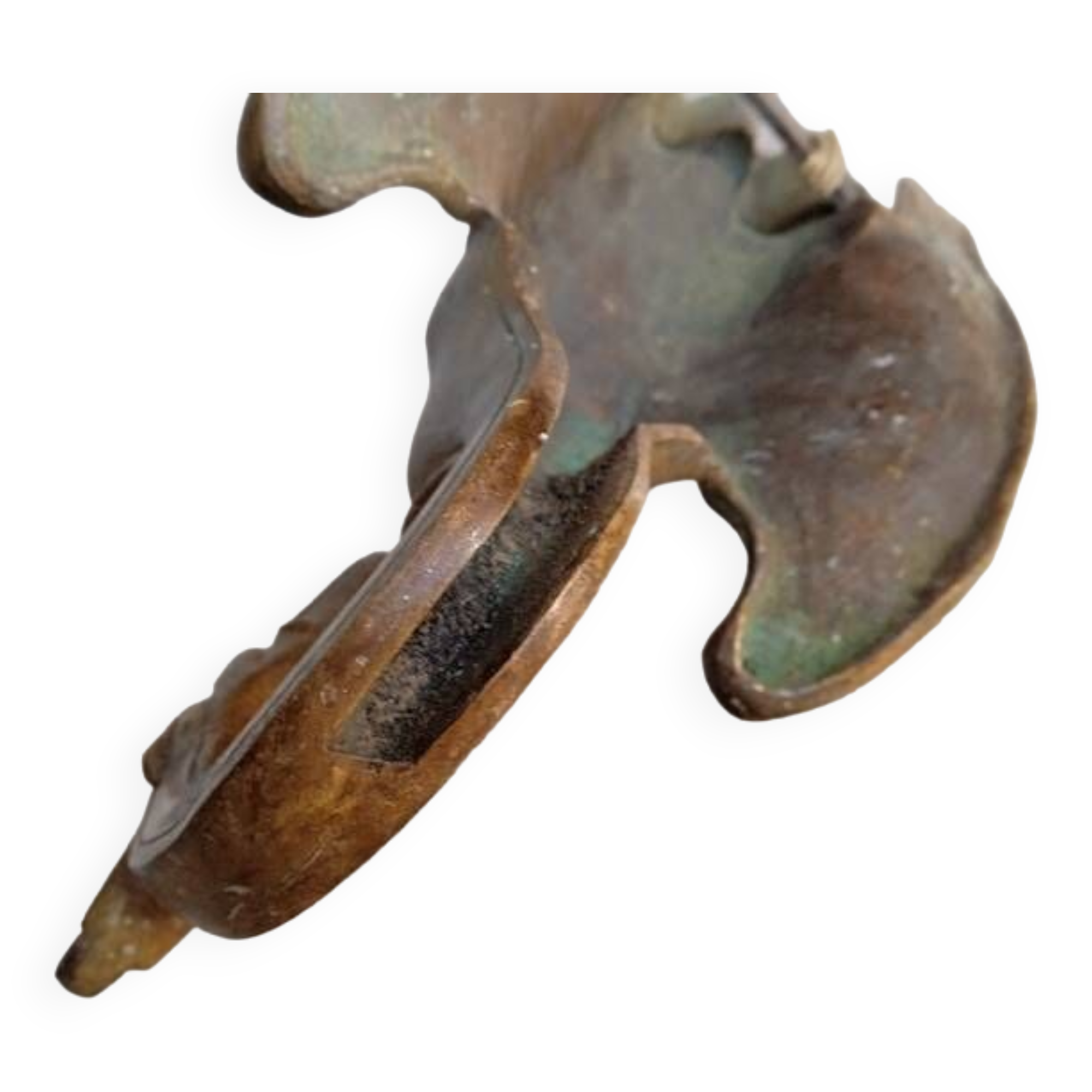 Bronze wall lamp Heron ep art deco 1930/40