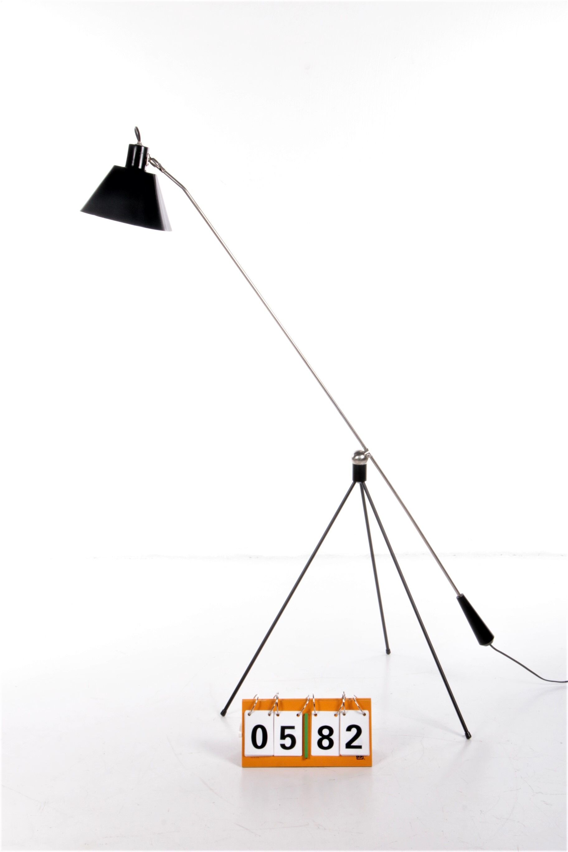 Artiforte Magneto floor lamp design by H. Fillekes 1950s Netherlands