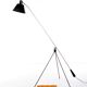 Artiforte Magneto floor lamp design by H. Fillekes 1950s Netherlands