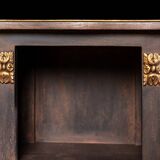 Golden bedside table