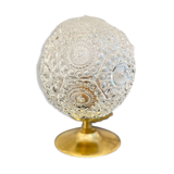 Globe lamp "rosettes" in glass