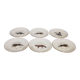 6 assiettes plates Gien Marly "animaux des forêts"